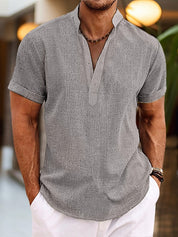 Matteo Sinclair | Textured Summer Shirt For Men