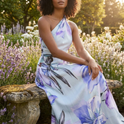 Arabella Fontaine | Floral Halter Maxi Dress For Women