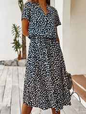 Isabelle Monroe | Printed Midi Summer Dress For Women