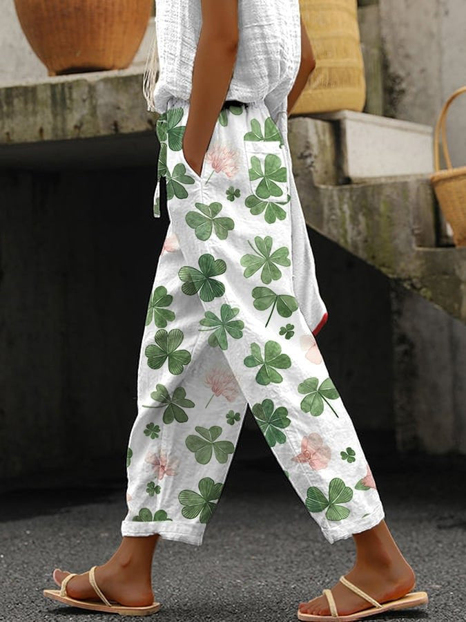 Camille Laurent | Ombre Linen Trousers For Women