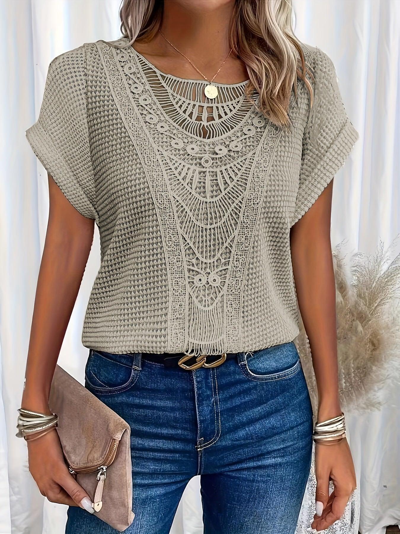 Shelby Parsons | Boho Crochet Blouse For Women