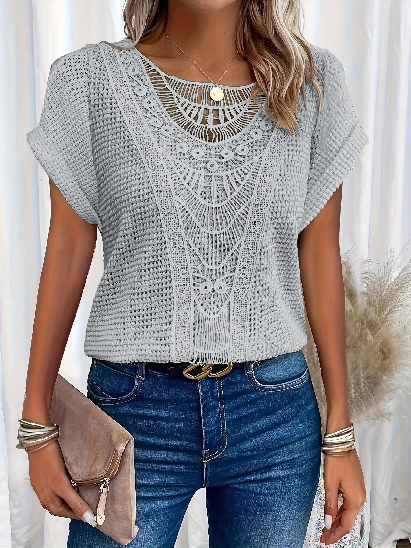 Shelby Parsons | Boho Crochet Blouse For Women
