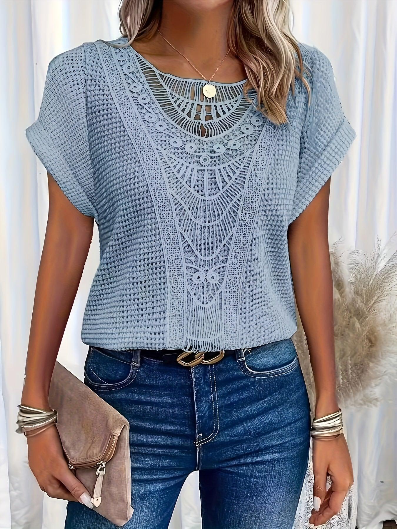 Shelby Parsons | Boho Crochet Blouse For Women