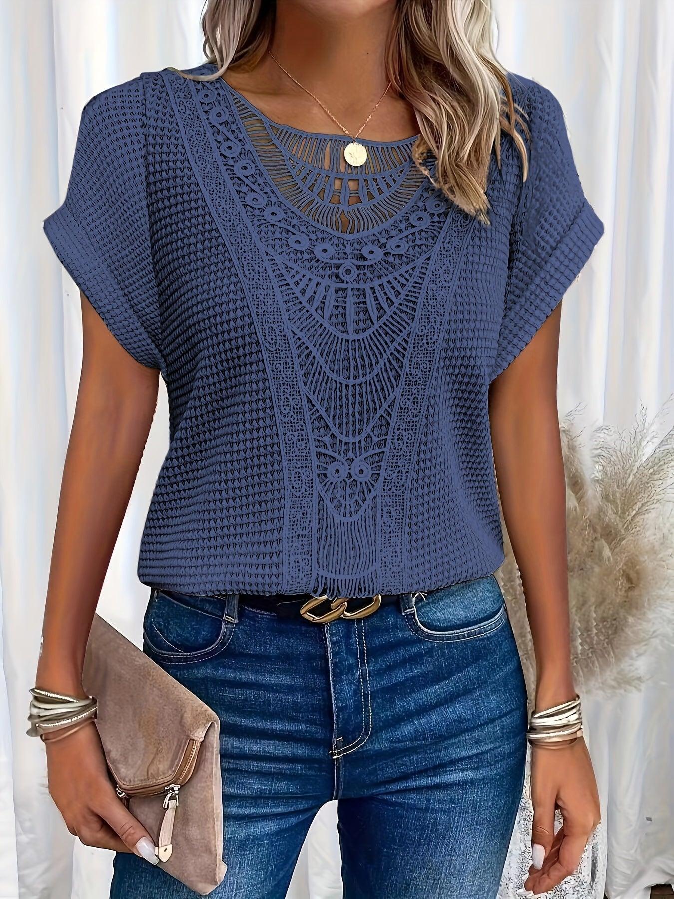 Shelby Parsons | Boho Crochet Blouse For Women