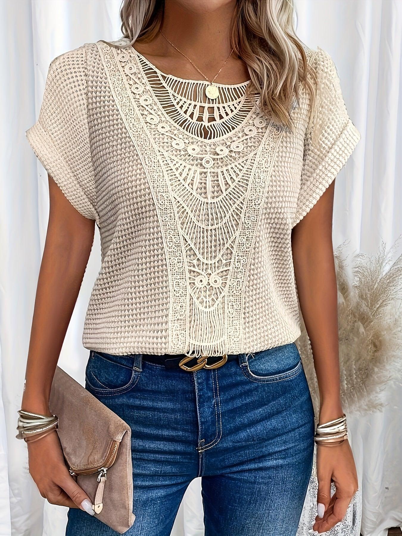 Shelby Parsons | Boho Crochet Blouse For Women