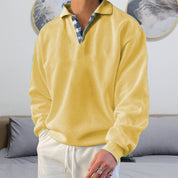 Caleb Monroe | Relaxed Collar Lounge Sweatshirt