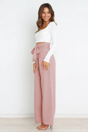 Sienna Laurent | High Waist Wide Leg Trousers For Women