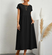 Camille Dubois | Elegant Black Maxi Dress For Women