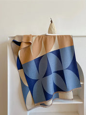 Valentina Moreau | Luxury Geometric Winter Scarf For Women