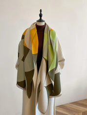 Valentina Moreau | Luxury Geometric Winter Scarf For Women