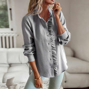 Sofia Laurent | Paris Ruffle Blouse Luxe