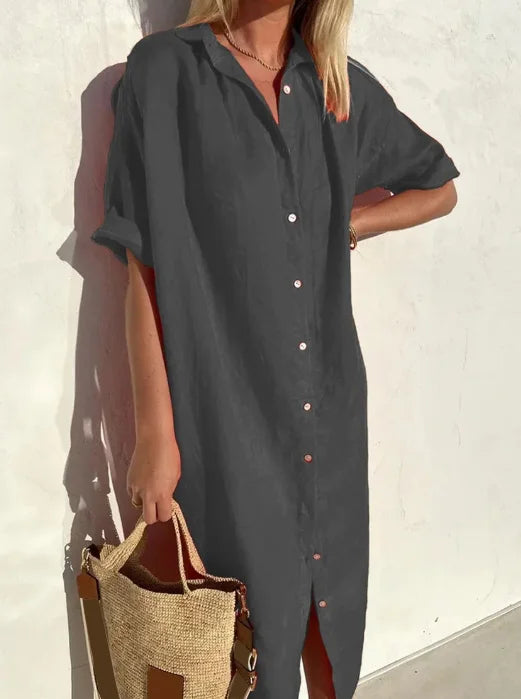 Victoria Sinclair | Black Shirt Dress For Women