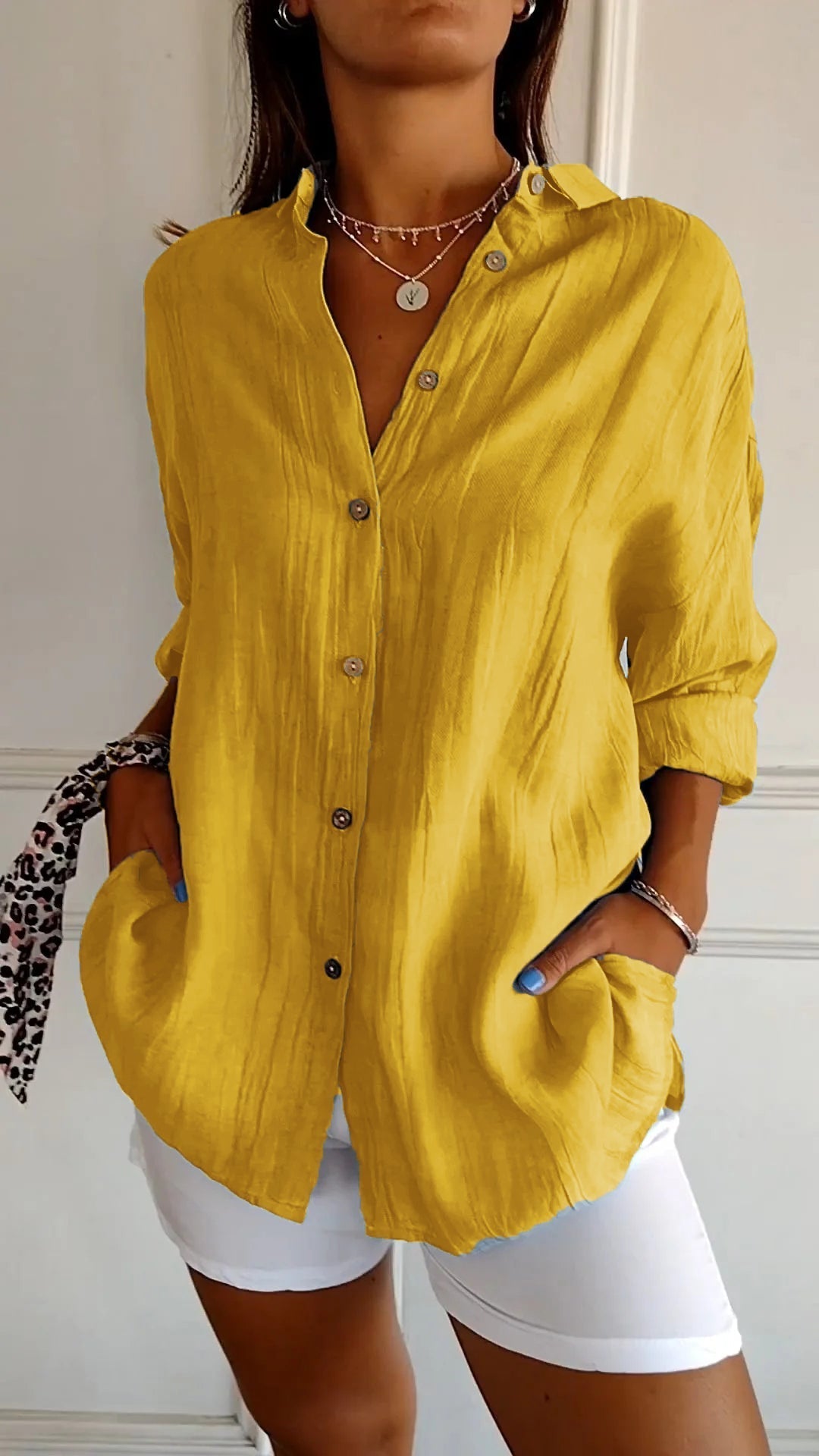 Elodie Sinclair | Relaxed Button-Up Shirt For Women