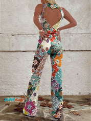 Serena Bellini | Bohemian Printed Jumpsuit For Women