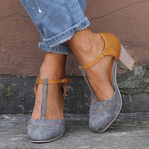 Hannah Hodge | Vintage T-Strap Heels For Women