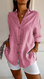 Elodie Sinclair | Relaxed Button-Up Shirt For Women