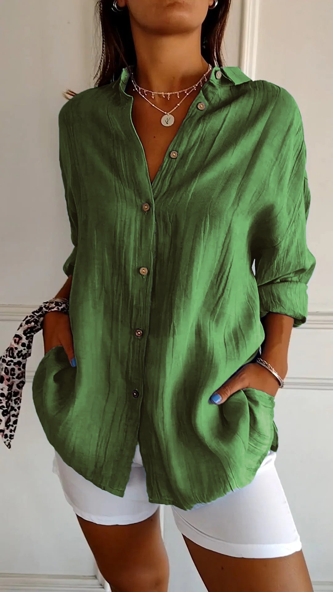 Elodie Sinclair | Relaxed Button-Up Shirt For Women
