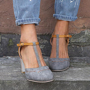 Hannah Hodge | Vintage T-Strap Heels For Women