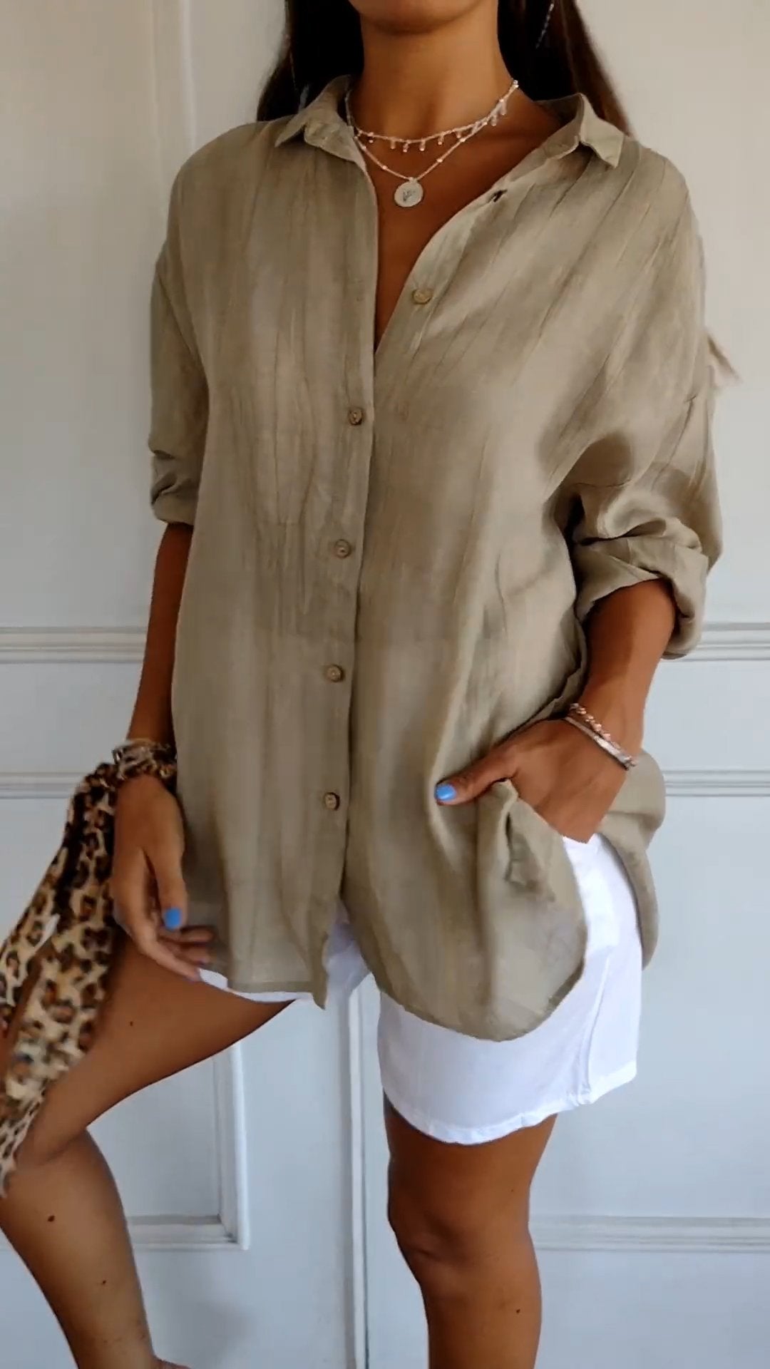 Elodie Sinclair | Relaxed Button-Up Shirt For Women