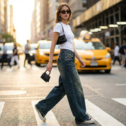 Kyra | Women's Wide-Leg Vintage Denim Boyfriend Jeans