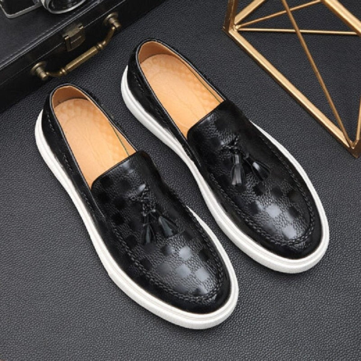 Arthur Belmont | Luxe Tassel Leather Loafers
