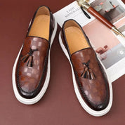 Arthur Belmont | Luxe Tassel Leather Loafers