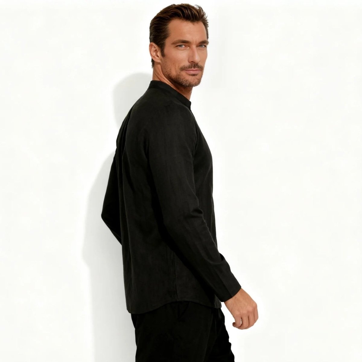 kouvr-fashion-mens-black-linen-roby-shirt-side-view.jpg