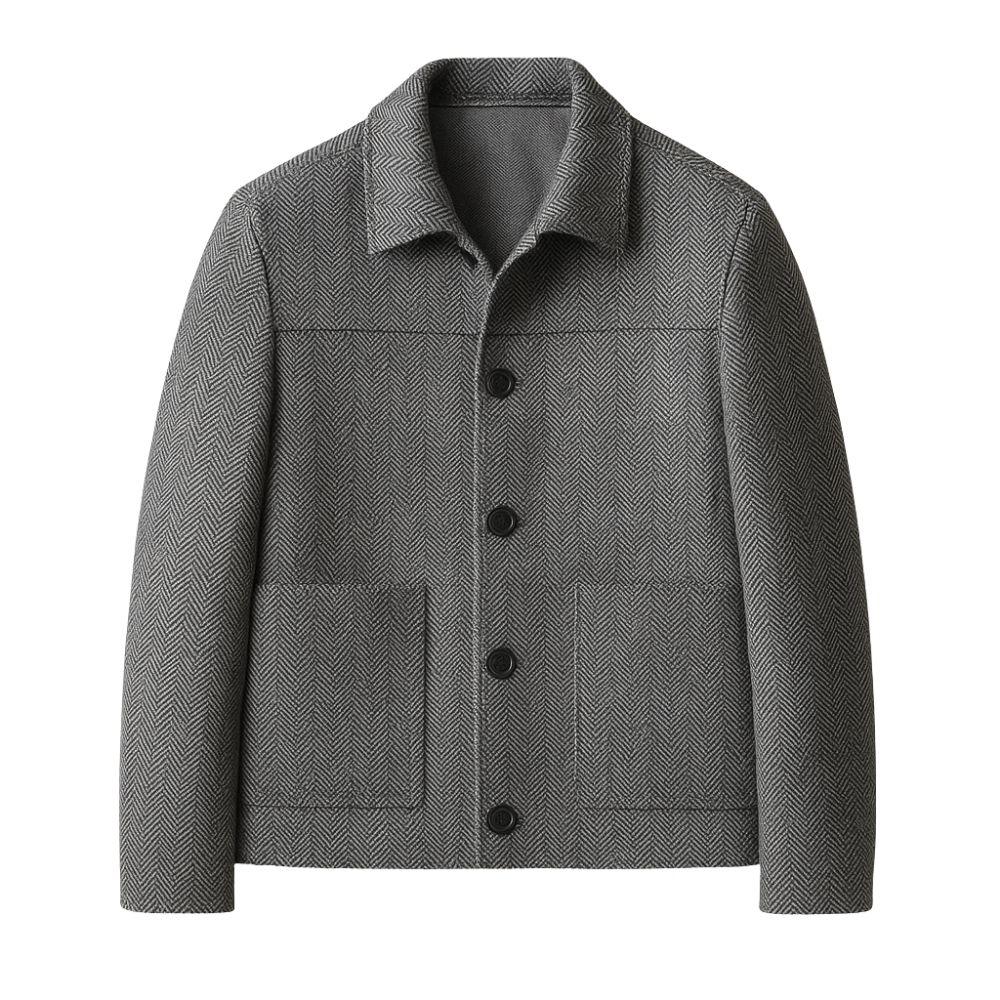 Henri Delacroix | Textured Wool Blend Jacket
