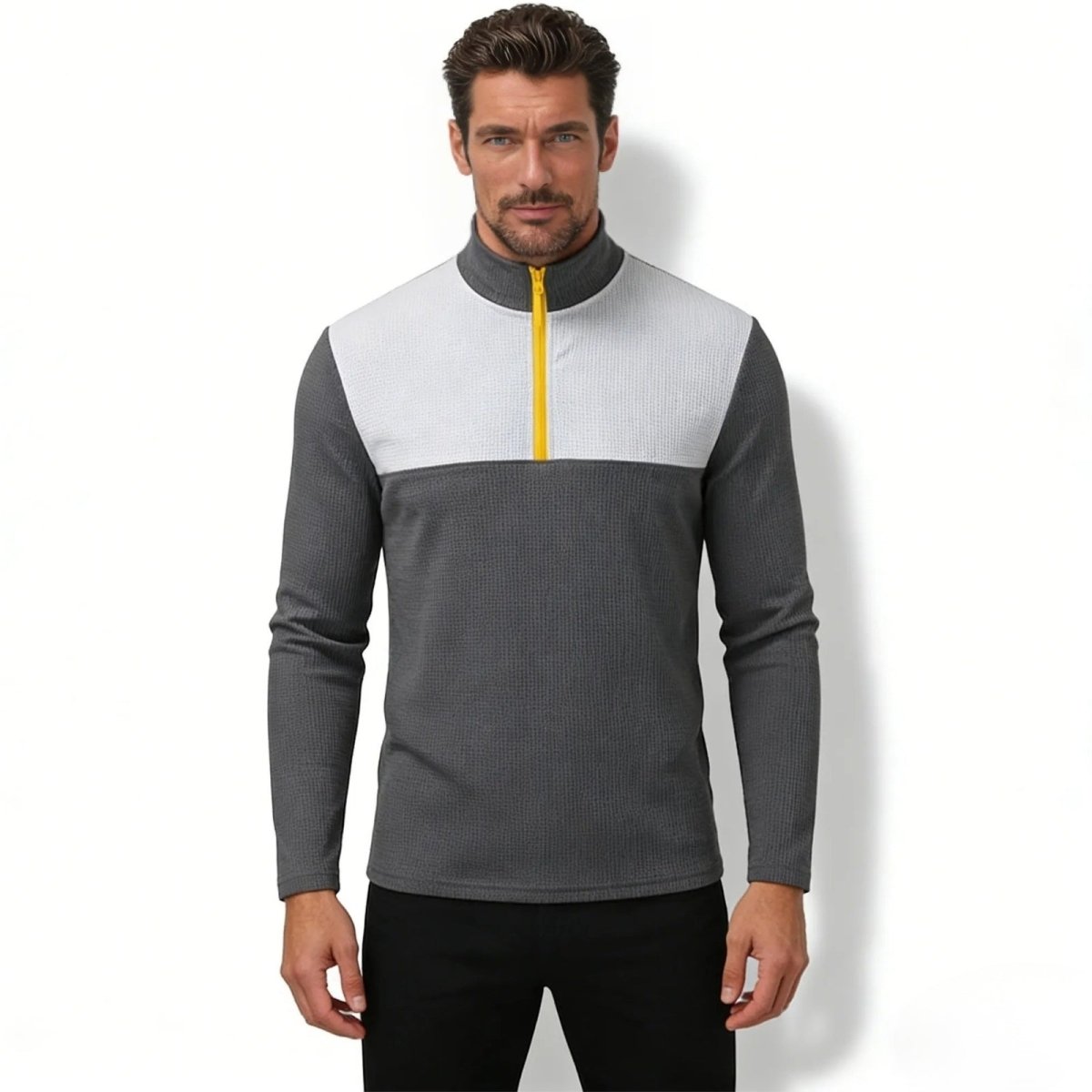 Hugo Sinclair | Zip Neck Sweater For Men