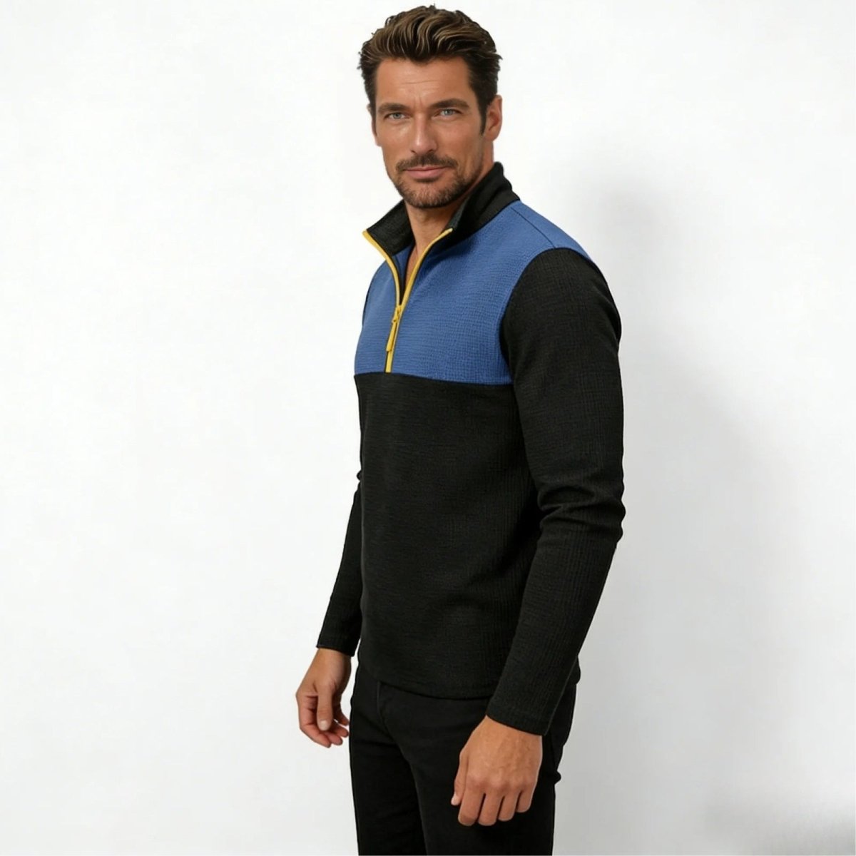 Hugo Sinclair | Zip Neck Sweater For Men