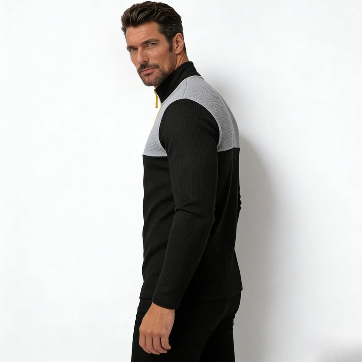 Hugo Sinclair | Zip Neck Sweater For Men