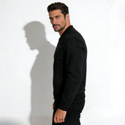 Leonardo Vieri | Suede Zip Bomber Jacket