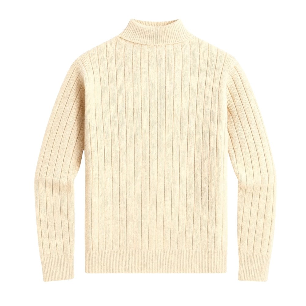 Gabriel Rousseau | Ribbed Half-Zip Knit Sweater