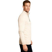 Gabriel Rousseau | Ribbed Half-Zip Knit Sweater