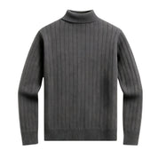 Matteo Laurent | Ribbed Half-Zip Knit Sweater