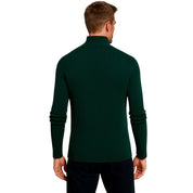 Enzo Moretti | Ribbed Half-Zip Knit Sweater