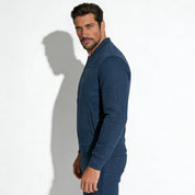 Leonardo Vieri | Suede Zip Bomber Jacket