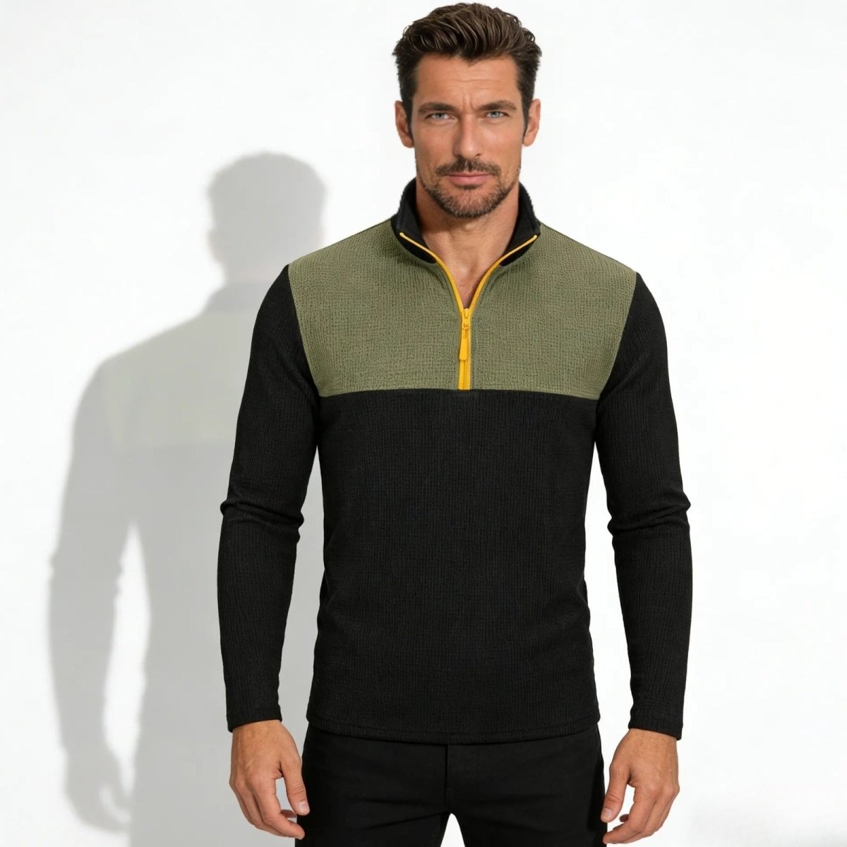 Hugo Sinclair | Zip Neck Sweater For Men