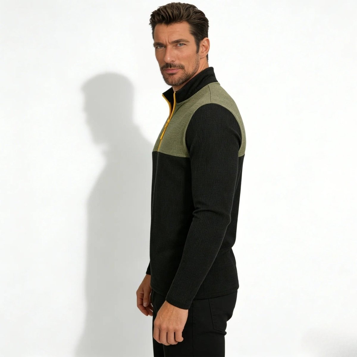 Hugo Sinclair | Zip Neck Sweater For Men