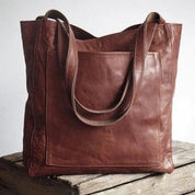 Genevieve Moretti | Vintage Leather Tote Bag For Women