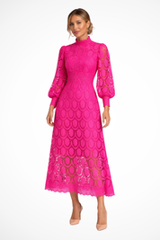 Élodie Beaumont | Elegant Lace Maxi Dress For Women