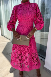 Élodie Beaumont | Elegant Lace Maxi Dress For Women