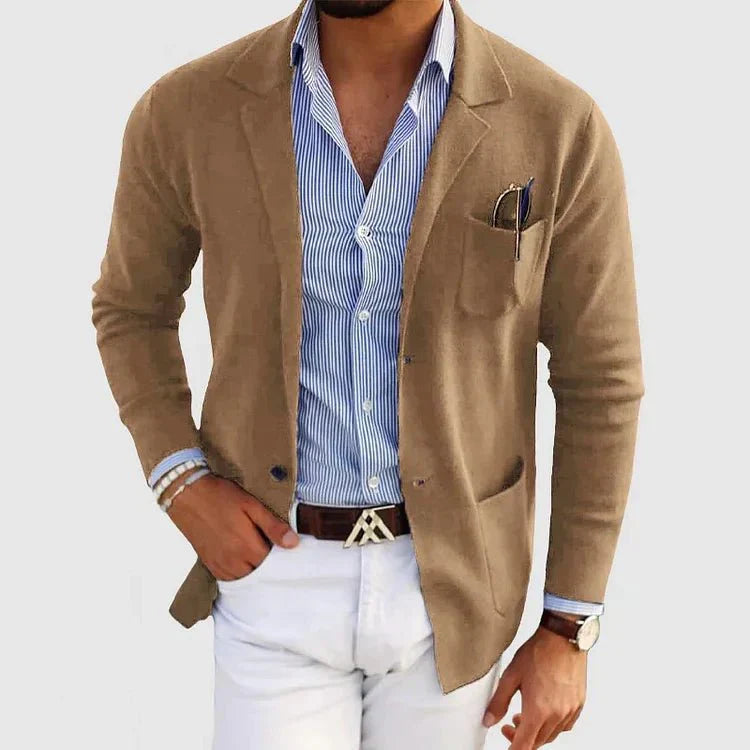 Marco De Santis | Riviera Knit Blazer Luxe