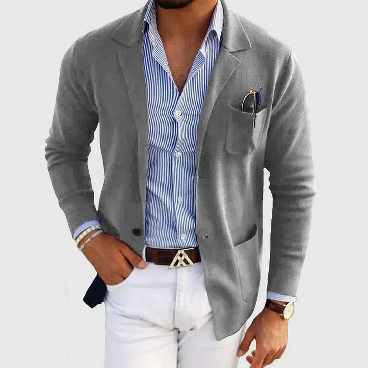 Marco De Santis | Riviera Knit Blazer Luxe