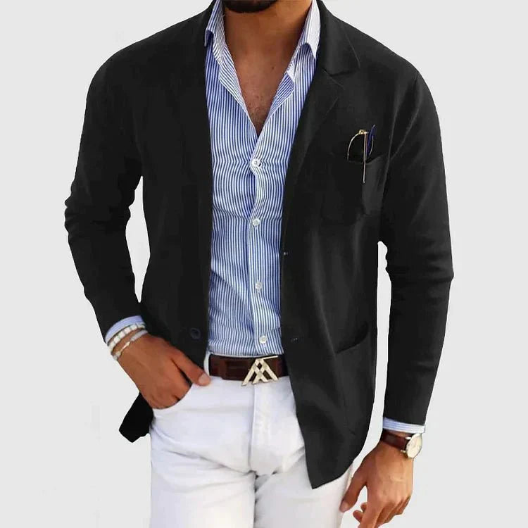 Marco De Santis | Riviera Knit Blazer Luxe