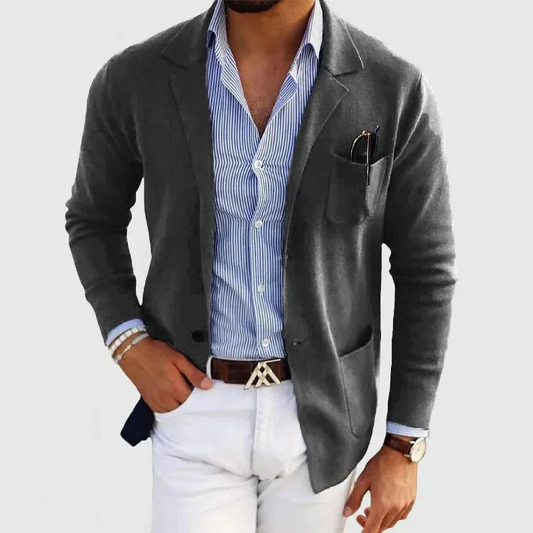 Marco De Santis | Riviera Knit Blazer Luxe