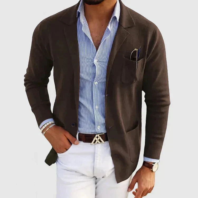 Marco De Santis | Riviera Knit Blazer Luxe