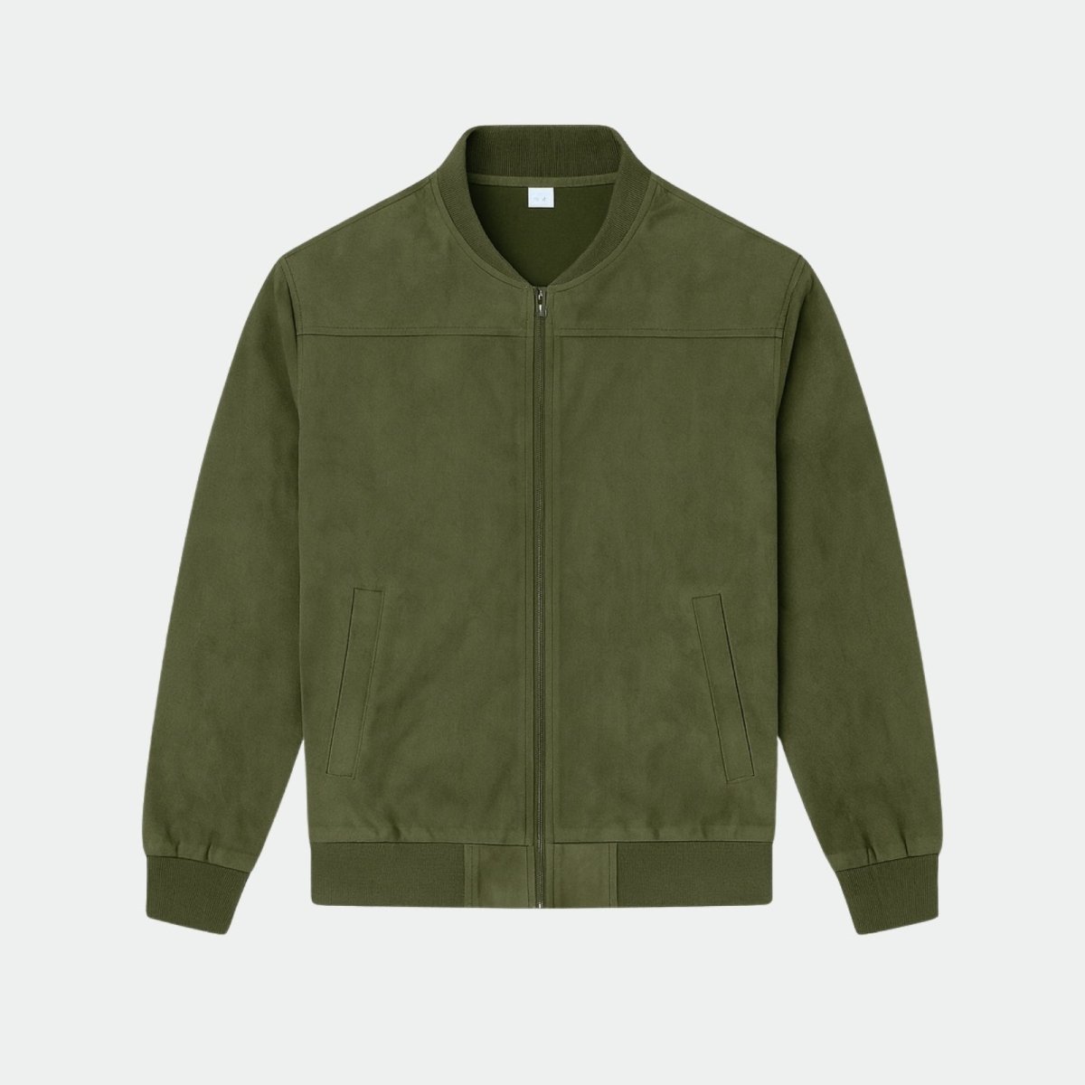 Leonardo Vieri | Suede Zip Bomber Jacket