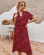 Isabelle Monroe | Printed Midi Summer Dress For Women