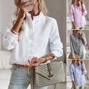 Sofia Laurent | Paris Ruffle Blouse Luxe